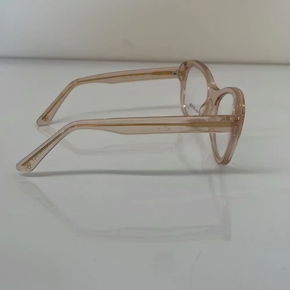 Velvet Eyeglasses, JEN, Transparent Light Pink - NEW - Picture 4 of 8